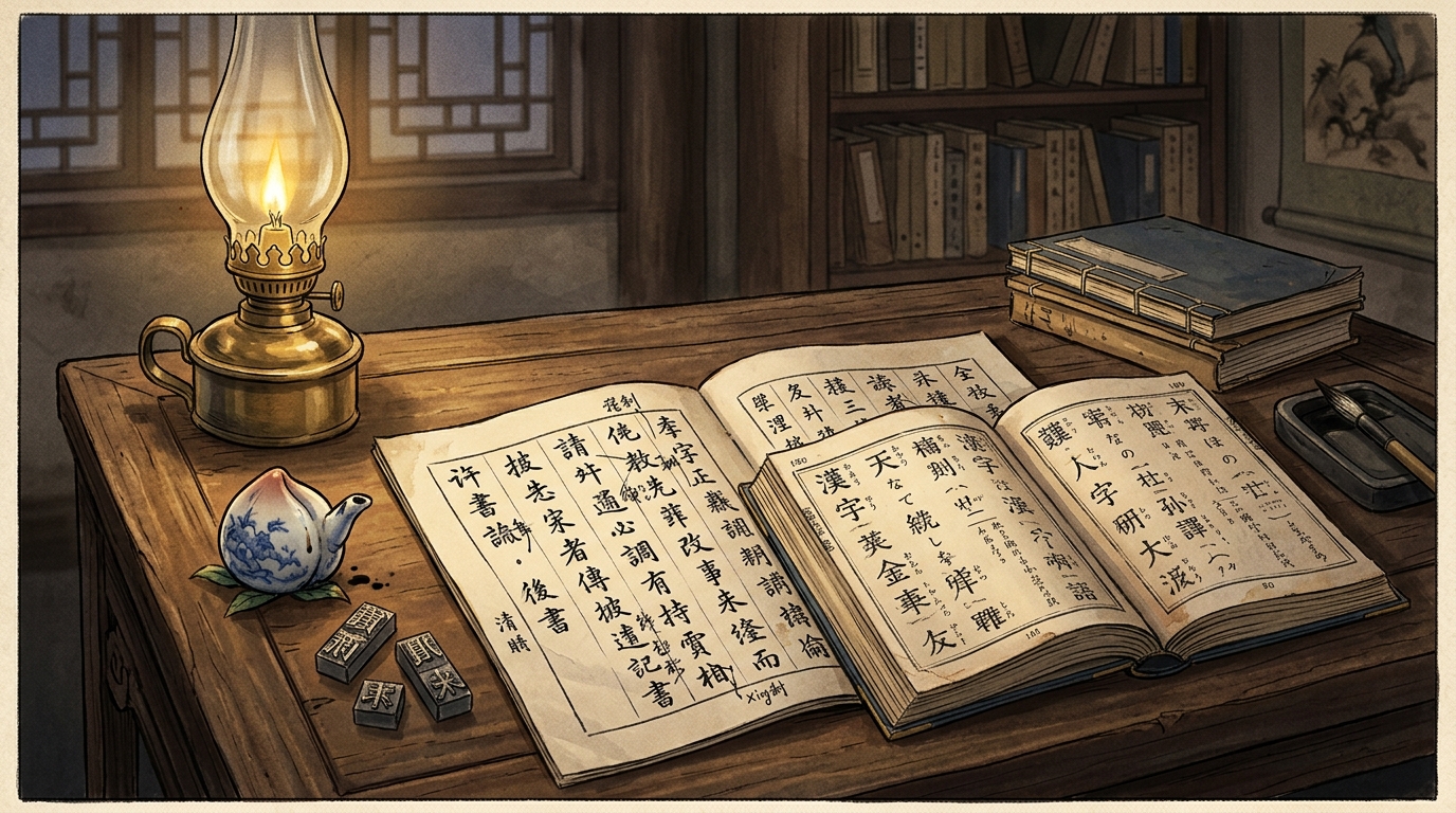 晚清严复翻译手稿与明治时期新名词词典
